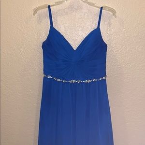 Blue dress